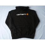 J[n[g vg p[J[ Y Carhartt Signature Logo Midweight Hooded SweatShirt BK -