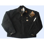 J[n[g WPbg Y CARHARTT Menfs Duck Detroit Jacket Blanket Lined BK - _bN
