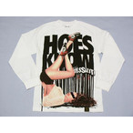 fBXCYCbg zCg TVc DISSIZIT Hoes Know L S Tee WHT BK - s-