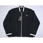 tbhy[ hJ gbNWPbg Y FRED PERRY Bomber Tipped Track Jacket NVY -