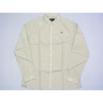 tbhy[ hJ Vc Y FRED PERRY Micro Check L S Shirt SLATE - `FbN