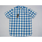 tbhy[ u[ `FbN Vc Y FRED PERRY S Large Gingham Check Shirt BLU - `FbN